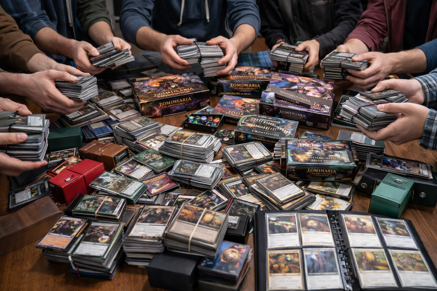 Magic: the Gathering verzamelingen combineren